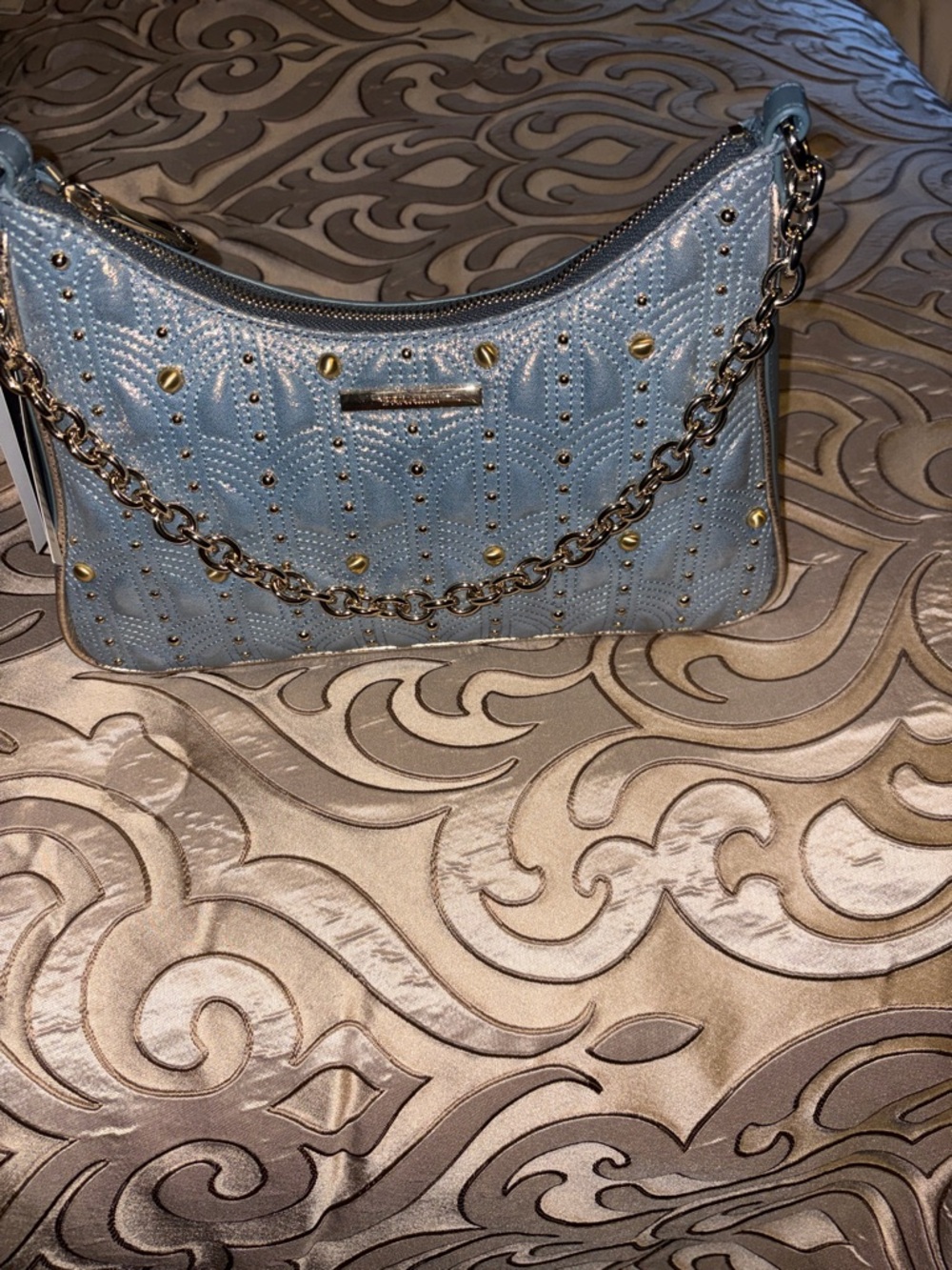 Brahmin Premier Collection Mod Esme Studded Chain Shoulder Bag NWT